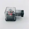 Conector de Caja de Conexiones para Válvula Solenoide de Pulso Hidráulico Din43650A Terminal de Enchufe Indicador LED