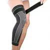 Rodilleras Deportivas de Running Rodilleras Tejidas Extensibles Venda Larga para Pierna Rodilleras de Nylon Presurizado para Muslo Calcetines Largos para Pierna de Ciclismo
