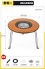 Estufa para Barbacoa al Aire Libre Barbacoa Doméstica Portátil Plegable Mesa para Barbacoa Barbacoa de Carbón Cocina para Patio al Aire Libre Barbacoa para Té
