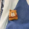 Lindos Broches de Peluche de Oso y Conejo de Tela para Ropa, Zapatos, Calcetines, Bolsas, Souvenirs y Artículos Decorativos