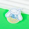 Broche Lindo de Perro Canela Periférico de Sanrio Insignia de Dibujos Animados de Acrílico Broche al por Mayor Decoración de Mochila Colgante Pequeño