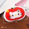 Accesorios Rosados de Gato Manzana Estilo Japonés Lindos Femeninos Pan Gato Kt Llavero Colgante Pasador Pinza para el Cabello Accesorios