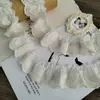 Ribete de Encaje de Algodón Hueco con Forma de Corazón Multicolor de 4.5 cm de Ancho para Ropa de Mascotas, Juguetes, Accesorios de Ropa Hechos a Mano para Bricolaje