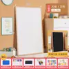 Pizarra magnética para niños, pizarra pequeña para el hogar, pizarra para grafiti sin polvo para bebés, pizarra blanca tipo soporte para escribir, borrable con pincel