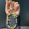 Cadena para Teléfono Móvil Cuerda Lingote de Aleación Diamante Carrusel Cadena Colgante para Teléfono Móvil Cuentas de Cristal Colgante de Regalo de Año Nuevo Llavero