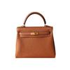 Outlet de Fábrica 2024 Bolso Kelly Piel de Vaca Bolso de Mujer Patrón Lichi Togo Piel de Vaca Hombro Portátil Bolso Platino Bolso de Novia