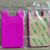 Sujetador de Tarjetas de Silicona Sujetador de Tarjetas para Teléfono Móvil Capa Única Doble Capa Pegatina para Tarjetas Se Puede Imprimir con Serigrafía Tampografía Impresión a Color UV Logo Fabricante Listo para Entrega