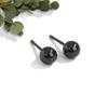 Brincos Full Ceramic Coloridos, Brincos de Piercing de Alta Qualidade, Pequenos Brincos Delicados para Mulheres, Joias Simples e Modernas