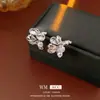 Pendientes de Plata Aguja Zircón Forma de Gota de Agua Forma de C, Elegantes, Lujo Accesible, Estilo Fresco, Pendientes Exquisitos, Versátiles, Pendientes de Moda de Gama Alta