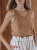 Bargain de liquidaciónTop sin mangas casual y sencillo para mujer para el verano, Nuevo diseño de algodón y lino, Disponible en varios colores