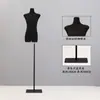 Modelo de corpo plano estilo coreano adereços boneca feminina peito plano meio comprimento vitrine mesa do povo roupas loja de roupas expositor corpo inteiro