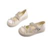 Verano 2025 Nuevo Nicho Dulce y Fresco Dos Usos Casual Suela Gruesa Mary Jane para Mujer Venta Directa de Fábrica Zapatos Mary Jane