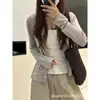 Chaqueta de manga larga para principios de otoño 2026 ligera de Tencel protección solar exterior de Lyocell top casual cárdigan para mujer
