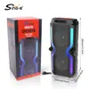 SING-E ZQS3218 Subwoofer Portátil Impermeable Alto Volumen DJ Bluetooth Altavoz Cuadrado Baile Cuadrado