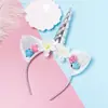 Diadema de Unicornio Diadema de Dibujos Animados para Niños Halloween Princesa Fiesta de Cumpleaños Accesorios para el Cabello Venta al por Mayor