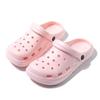 Zapatos con agujeros para mujer, verano 2025, nuevo estilo, para uso exterior, zapatos de playa, zapatillas de interior para pareja, sandalias antideslizantes con dibujos animados para hombre.