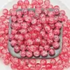 Cuentas de Cristal con Fisuras de Hielo de Color Americano Impresionantemente Hermosas de 8-10 mm, Cuentas Sueltas Redondas, Accesorios para Pulseras DIY