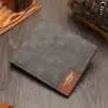 2025 Cartera Corta Retro para Hombre de Comercio Exterior Estilo Coreano Ultradelgada Moda Estudiante Billetera para Monedas Billetera con Patrón de Costura