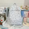 Mochila fresca y sencilla estilo coreano para estudiantes de secundaria mujeres, mochila ligera de gran capacidad para estudiantes de preparatoria