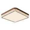 Lámpara de Techo Daguanyuan Estilo Italiano Patrón de Grietas de Hielo para Sala de Estar, Madera de Nogal Estilo Vintage, Nuevo Modelo 2026, Iluminación para Toda la Casa 461L