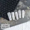 Pegatinas Huecas para Uñas Plantilla de Doble Uso Corazón Mariposa Patrón Francés Pegatinas para Aerógrafo Calcomanías para Uñas Venta al por Mayor