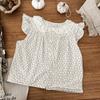 Chaleco para Primavera y Otoño, Chaleco de Algodón Puro para Bebé Niña, Chaleco Súper Lindo, Top Lindo con Pinza de Pony, Chaleco Floral de Otoño