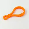 Accesorios de joyería DIY hebilla de bombilla de luz de colores llavero de muñeca cierre de langosta de plástico hebilla de bolsa gancho acrílico