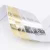 Cinta Navideña Estampado en Caliente Versión Completa de 2 cm Impresión Cinta de Regalo Copo de Nieve Empaque de Caja de Regalo Cinta de Lazo Navideño Cinta