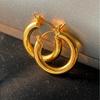 G ambiente simple nivel de entrada anillo básico hebilla de oreja lisa para mujer buena combinación sin elegir personas textura completa A5/4