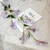 Flor artificial salgueiro neve orquídea, salgueiro crisântemo, linha de salgueiro neve arranjo de flores salão de casamento material de flor, ramos longos, altura, pequenas flores falsas florais