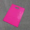 Fabricante Venta al por Mayor Pe Boca Plana Bolsa para Tienda de Ropa Bolsa Publicitaria Regalo Plástico Cartera de Cuatro Dedos Bolsa de Embalaje Se Puede Imprimir con Logotipo