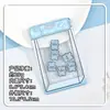 Portatarjetas Transparente Shaker para Hobby Etiqueta de Nombre para Estudiante Tarjeta de Campus Portatarjetas IC En Stock Lanyard para Empleado Funda Protectora para Tarjeta de Identificación de Fábrica