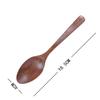 Cuchara de madera estilo japonés mango largo cuchara de madera cuchara sopera cuchara hogar sopa ramen cuchara de madera pequeña mango largo alto valor de color venta al por mayor