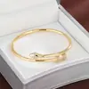 Pulsera de circón de diamantes completos transfronteriza, estilo de lujo ligero, dos tonos dorado y plateado, joyería versátil para mujer, directo del fabricante