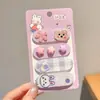 Pegatinas de flequillo dulces y lindas estilo coreano para niños que no dañan el cabello, pegatinas mágicas para niñas, nuevo modelo 2026, pegatinas para el cabello de conejito para bebé