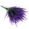 En stock Amazon transfronterizo artificial de 5 puntas lavanda artificial de 5 puntas espiga de trigo lavanda boda flor artificial de plástico