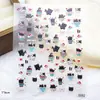 Entra en Retro Japonés Anticuado Muñeca de Tela Dulce Manicura KT Estilo Milenio Gato de Dibujos Animados Pegatinas para Uñas