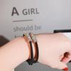 Cuerda para el pelo de pedrería estilo coreano Anillo para el pelo de celebridad cibernética Banda elástica simple y elegante para coleta Anillo para el pelo de cristal Accesorios para el pelo de chica a la moda