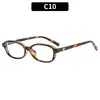 Óculos de Sol Retro Europeus e Americanos com Armação Oval Pequena para Mulheres, Óculos de Sol para Outono/Inverno, Moda Feminina ao Ar Livre, Óculos Hip Hop Individuais para Meninas Estilosas