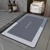 Alfombrilla Ovalada Simple de Tierra de Diatomeas para Baño y Entrada de WC, Felpudo Absorbente de Agua Antideslizante para Entrada, Alfombrilla de Piso al por Mayor