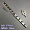 Tira de Escalera de Acero Inoxidable Engrosada Tira de Tarjeta de Aleación de Aluminio para Refrigerador Tira de Estante Soporte de Soporte Tira de Fijación Rejilla de Plástico para Congelador