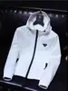 Jaqueta com Capuz Masculina Simples Tendência de Luxo Leve Estilo Europeu, Nova Roupa de Exterior Popular Masculina para Primavera e Outono