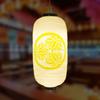 Linterna de Estilo Japonés Pvc Impermeable Flor de Cerezo Abanico Decoración para el Hogar Restaurante Izakaya Lámpara Artesanal para Decoración de Puerta de Onsen