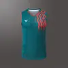Nueva camiseta de bádminton sin mangas YY, camiseta de competición de manga corta para hombre, mismo estilo, secado rápido, transpirable, chaleco deportivo, compra al por mayor con opción de impresión disponible