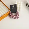 Alta calidad Tamaño Grande Diámetro de 20CM Anillo para Cabello Intestino Grueso Anillo para Cabello Grande de Satén de Seda Alta Elasticidad Cuerda para Cabello Grande para Mujer