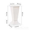 Jarrón de Plástico Creativo de Estilo Europeo Cubo de Flores Simulación Planta Verde Flor Artificial Adornos Decorativos Jarrón Suministros Decorativos Multiusos