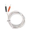Cable de Conexión Personalizado de Pin Macho 6.35 a Pin de Electrodo Uno a Dos 2.0 Instrumento de Fisioterapia Línea de Suministro de Energía para Electrodos