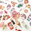 100 Piezas de Pegatinas Washi Creativas y Lindas en Paquete Grande para Diarios, Agendas de Teléfono y Pegatinas de Decoración de Dibujos Animados