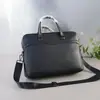 Bolsa Transversal Portátil para Documentos Oficiais Masculina G Couro Bovino Simples Bolsa de Negócios de Alta Qualidade