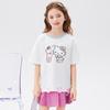 Hello Kitty Meninas Verão 2025 Novo Conjunto Desenho Animado Estilo Western Conjunto de Duas Peças Peça Única Dropshipping Atacado